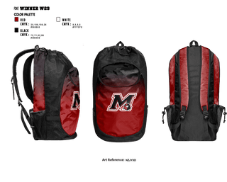 Gear Bag, Myrtle Attendance Center Junior High School, Men's Volleyball, Teamtime, Team time, sublimation, custom sports apparel, team uniforms, spirit wear, spiritwear, sports uniforms, custom shirts, team store, custom team store, fundraiser sports, apparel fundraiser