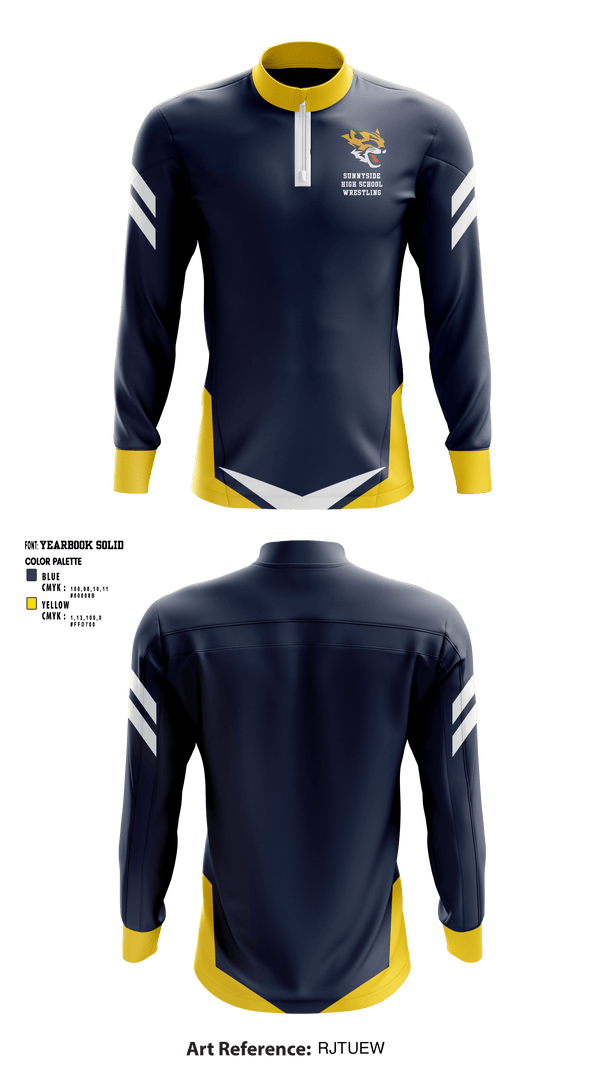 Quarter Zip Jacket, Sunnyside High School Wrestling, Wrestling, Teamtime, Team time, sublimation, custom sports apparel, team uniforms, spirit wear, spiritwear, sports uniforms, custom shirts, team store, custom team store, fundraiser sports, apparel fundraiser