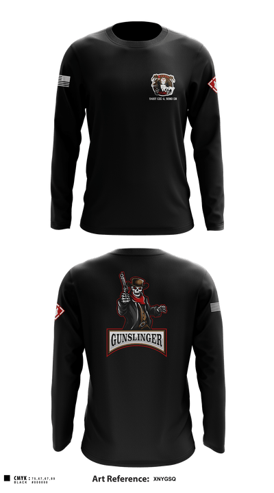 541st Outlaws: Gunslingers 51318466 Long Sleeve Performance Shirt - 7