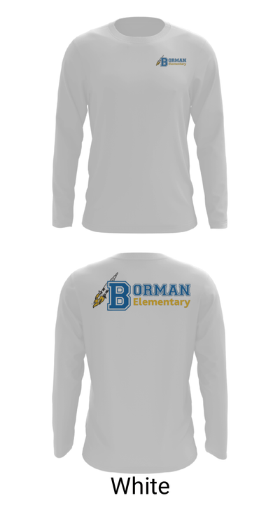 Frank Borman School 72819267 Long Sleeve Performance Shirt - 15
