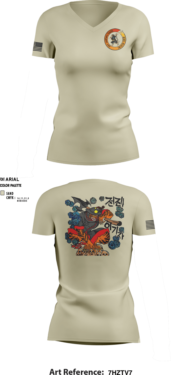Women's Short Sleeve Vneck Shirt, , Army, Teamtime, Team time, sublimation, custom sports apparel, team uniforms, spirit wear, spiritwear, sports uniforms, custom shirts, team store, custom team store, fundraiser sports, apparel fundraiser