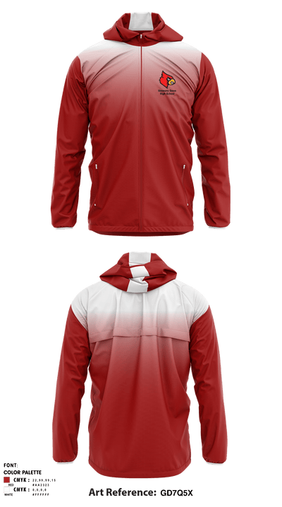 Harmony Grove High School 17696377 Windbreaker - 1