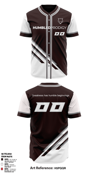 Full Button Baseball Jersey, Humbled prodigy, Baseball, Teamtime, Team time, sublimation, custom sports apparel, team uniforms, spirit wear, spiritwear, sports uniforms, custom shirts, team store, custom team store, fundraiser sports, apparel fundraiser