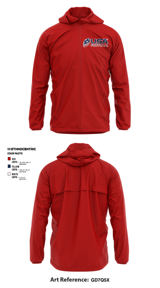 Windbreaker, Copperas Chiefs, Football, Teamtime, Team time, sublimation, custom sports apparel, team uniforms, spirit wear, spiritwear, sports uniforms, custom shirts, team store, custom team store, fundraiser sports, apparel fundraiser