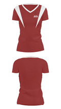 Chatfield Senior High School Dance 15118169 Women's Short Sleeve V-neck Shirt - 28
