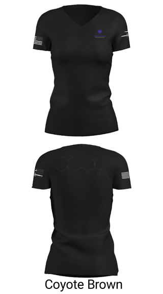 Women's Short Sleeve Vneck Shirt, , National Guard, Teamtime, Team time, sublimation, custom sports apparel, team uniforms, spirit wear, spiritwear, sports uniforms, custom shirts, team store, custom team store, fundraiser sports, apparel fundraiser