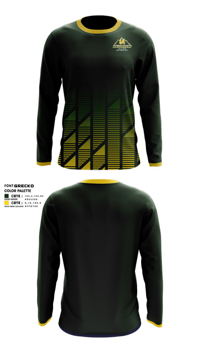 Los Alamos High School Golf 81156262 Long Sleeve Performance Shirt - 2