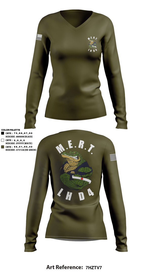 Women's Long Sleeve Vneck Shirt, , Navy, Teamtime, Team time, sublimation, custom sports apparel, team uniforms, spirit wear, spiritwear, sports uniforms, custom shirts, team store, custom team store, fundraiser sports, apparel fundraiser