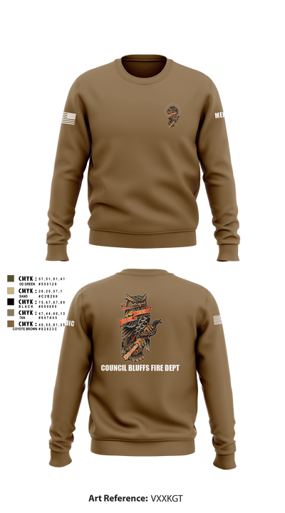 CBFD tac medics 89329509 Crew Neck Sweatshirt - 2