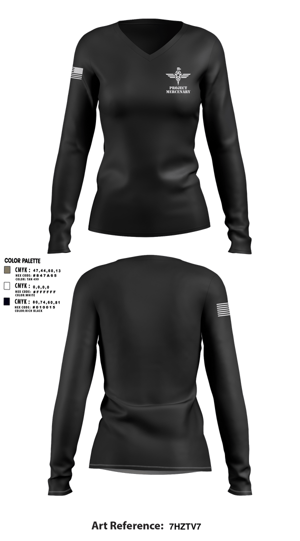 Women's Long Sleeve Vneck Shirt, , Marines, Teamtime, Team time, sublimation, custom sports apparel, team uniforms, spirit wear, spiritwear, sports uniforms, custom shirts, team store, custom team store, fundraiser sports, apparel fundraiser
