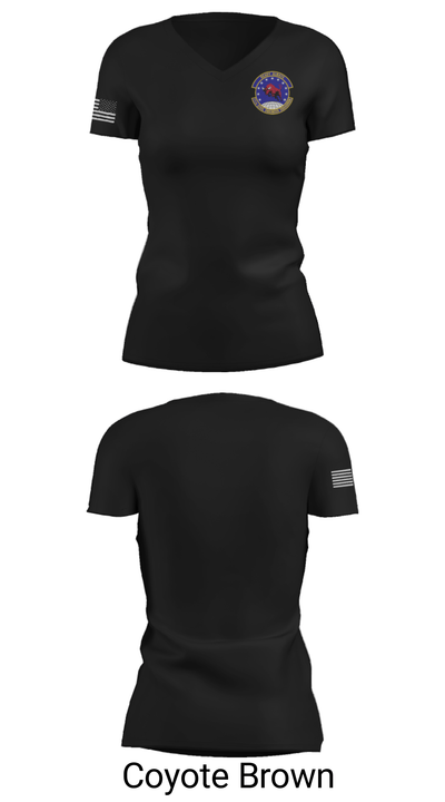 11 civil engineer squadron 43900082 Women's Short Sleeve V-neck Shirt - 19