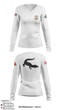 4-6 IN 39733287 Women's Long Sleeve V-neck Shirt - 1