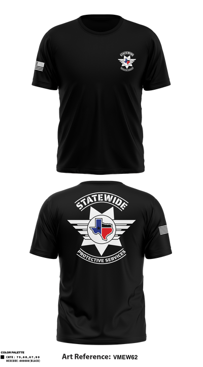Statewide Protective Services 12538999 Short Sleeve Performance Shirt - 1