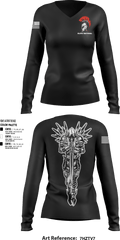 Elite Tactical 74326608 Women's Long Sleeve V-neck Shirt - 1