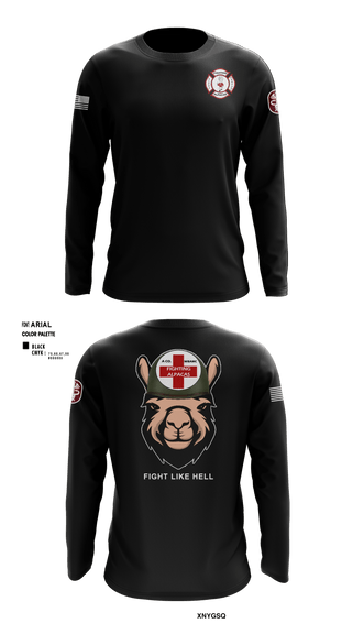Long Sleeve Performance Shirt, WBAMCAlpha Company, WBAMC, Softball, Teamtime, Team time, sublimation, custom sports apparel, team uniforms, spirit wear, spiritwear, sports uniforms, custom shirts, team store, custom team store, fundraiser sports, apparel fundraiser