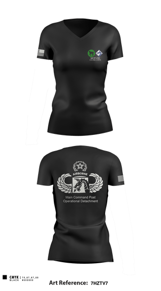Women's Short Sleeve Vneck Shirt, , Army, Teamtime, Team time, sublimation, custom sports apparel, team uniforms, spirit wear, spiritwear, sports uniforms, custom shirts, team store, custom team store, fundraiser sports, apparel fundraiser