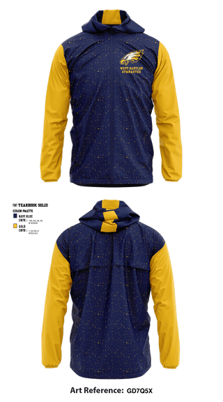 Windbreaker, West Babylon High School Gymnastics, Spirit Store, Teamtime, Team time, sublimation, custom sports apparel, team uniforms, spirit wear, spiritwear, sports uniforms, custom shirts, team store, custom team store, fundraiser sports, apparel fundraiser