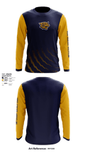 West Genesee Senior High School Wrestling 22664786 Long Sleeve Rash Guard Shirt - 1