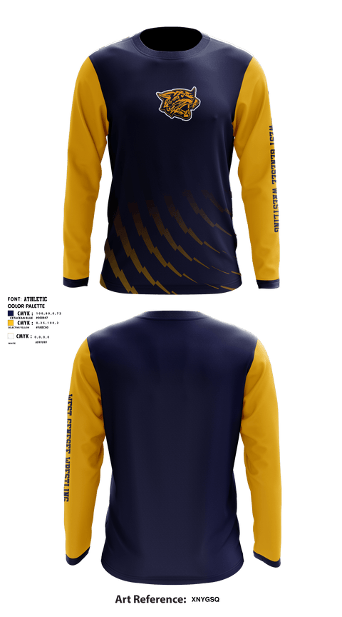 Long Sleeve Rash Guard Shirt, West Genesee Senior High School Wrestling, Wrestling, Teamtime, Team time, sublimation, custom sports apparel, team uniforms, spirit wear, spiritwear, sports uniforms, custom shirts, team store, custom team store, fundraiser sports, apparel fundraiser