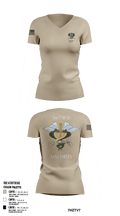 566th MCAS- Army 77440363 Women's Short Sleeve V-neck Shirt - 56