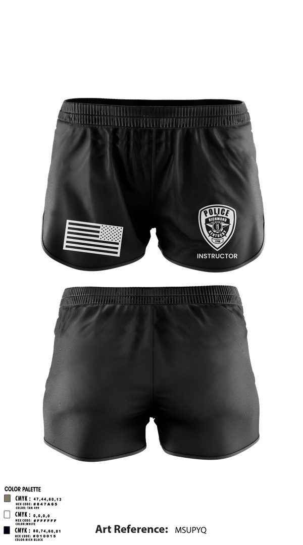 Ranger Panties, Richmond Police, Police, Teamtime, Team time, sublimation, custom sports apparel, team uniforms, spirit wear, spiritwear, sports uniforms, custom shirts, team store, custom team store, fundraiser sports, apparel fundraiser