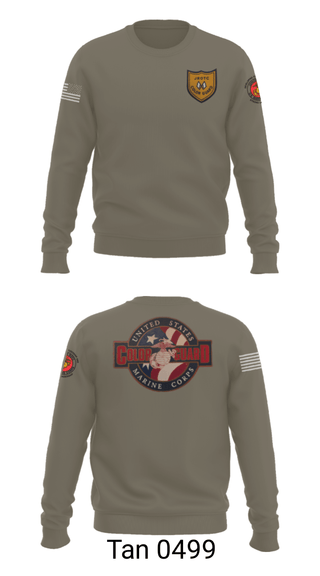 Crew Neck Sweatshirt, , Marines, Teamtime, Team time, sublimation, custom sports apparel, team uniforms, spirit wear, spiritwear, sports uniforms, custom shirts, team store, custom team store, fundraiser sports, apparel fundraiser