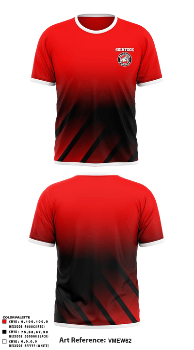 Skiatook High School Soccer 23951400 Short Sleeve Performance Shirt - 1