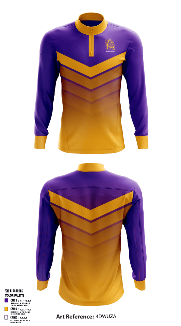 Quarter Zip Jacket, Valley Indians, Men's Basketball, Teamtime, Team time, sublimation, custom sports apparel, team uniforms, spirit wear, spiritwear, sports uniforms, custom shirts, team store, custom team store, fundraiser sports, apparel fundraiser