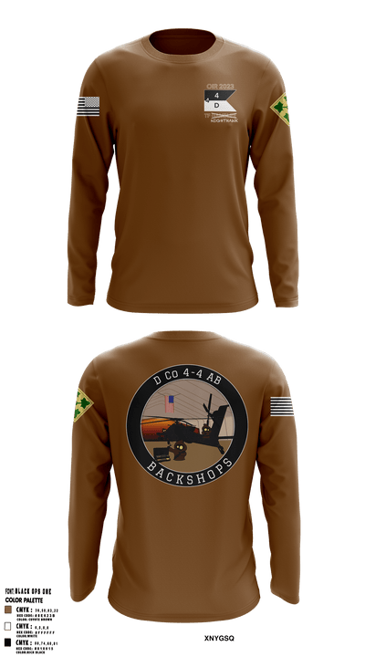 4-4 AB Shops 38588039 Long Sleeve Performance Shirt - 2