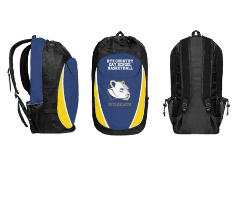 Gear Bag, Rye Country Day School Basketball, Men's Basketball, Teamtime, Team time, sublimation, custom sports apparel, team uniforms, spirit wear, spiritwear, sports uniforms, custom shirts, team store, custom team store, fundraiser sports, apparel fundraiser