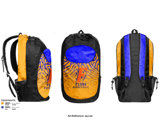 Gear Bag, Flora High School Basketball, Men's Basketball, Teamtime, Team time, sublimation, custom sports apparel, team uniforms, spirit wear, spiritwear, sports uniforms, custom shirts, team store, custom team store, fundraiser sports, apparel fundraiser