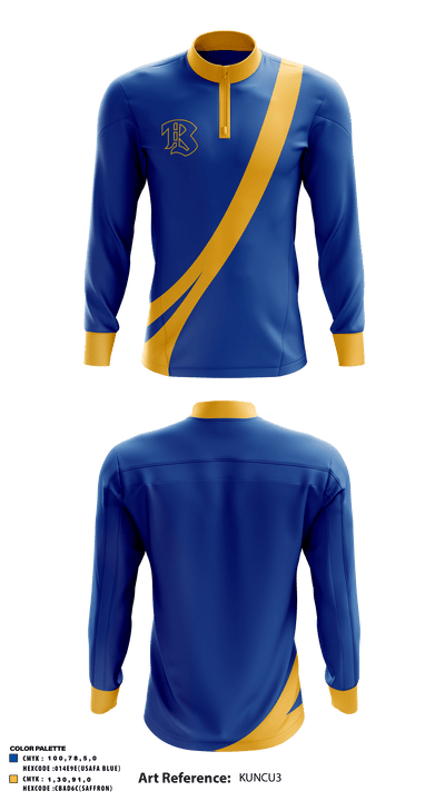 Bremerton High School 36801176 Quarter Zip Jacket - 1