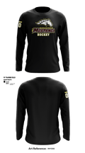 Menomonie High School Ice hockey 95189103 Long Sleeve Performance Shirt - 10
