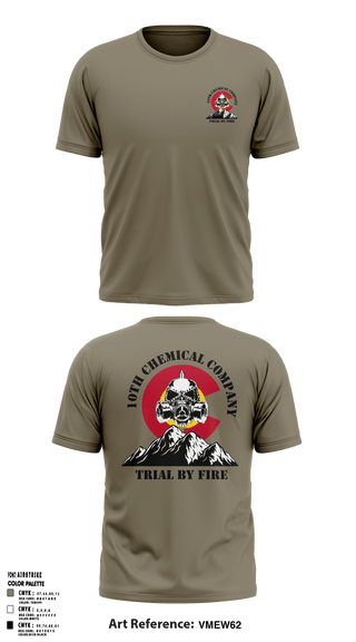 Short Sleeve Performance Shirt, 10th Chemical Company, , Teamtime, Team time, sublimation, custom sports apparel, team uniforms, spirit wear, spiritwear, sports uniforms, custom shirts, team store, custom team store, fundraiser sports, apparel fundraiser