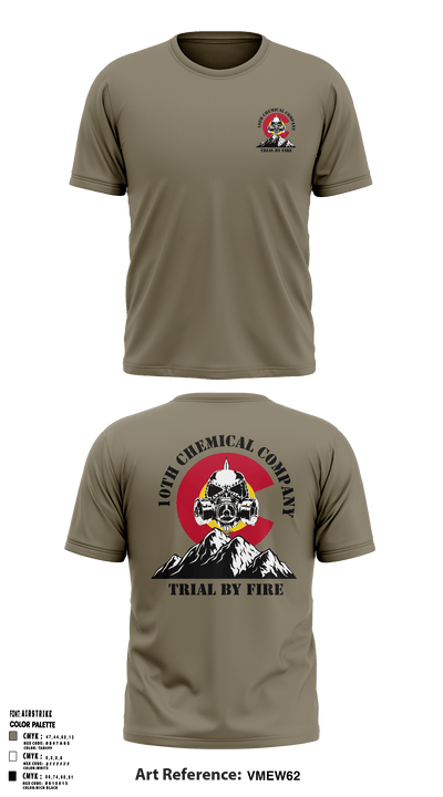10th Chemical Company 11316758 Short Sleeve Performance Shirt - 52