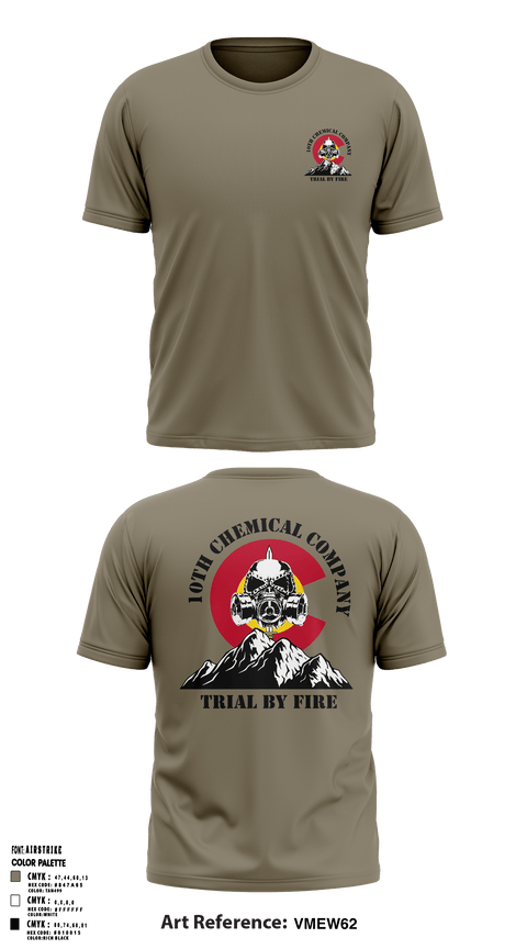Short Sleeve Performance Shirt, 10th Chemical Company, , Teamtime, Team time, sublimation, custom sports apparel, team uniforms, spirit wear, spiritwear, sports uniforms, custom shirts, team store, custom team store, fundraiser sports, apparel fundraiser