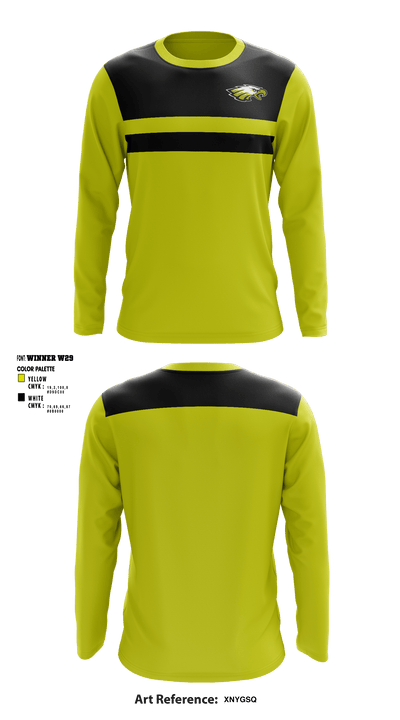 Freedom High School Volleyball 49490961 Long Sleeve Performance Shirt - 1