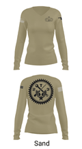 137 SOLRS 81582262 Women's Long Sleeve V-neck Shirt - 41