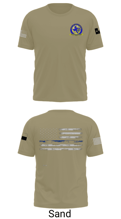 Wolfforth Police Department 44657535 Short Sleeve Performance Shirt - 36