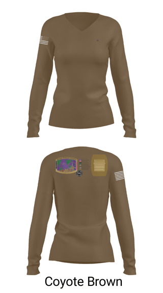 Women's Long Sleeve Vneck Shirt, , Navy, Teamtime, Team time, sublimation, custom sports apparel, team uniforms, spirit wear, spiritwear, sports uniforms, custom shirts, team store, custom team store, fundraiser sports, apparel fundraiser