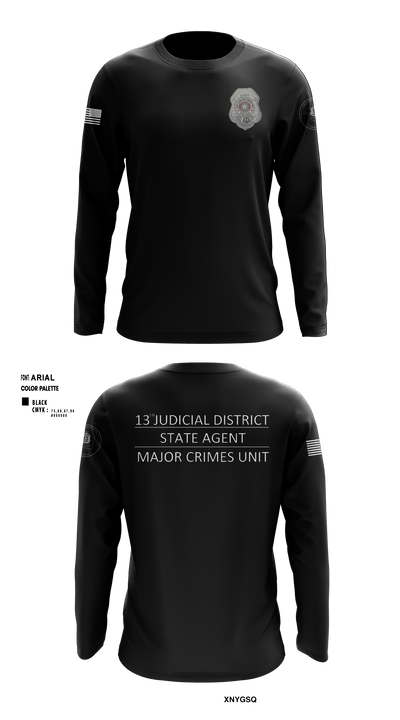 District 13 TF 92193766 Long Sleeve Performance Shirt - 5