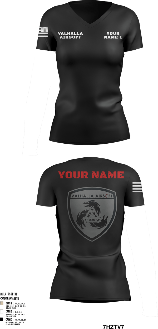 Women's Short Sleeve Vneck Shirt, , Army, Teamtime, Team time, sublimation, custom sports apparel, team uniforms, spirit wear, spiritwear, sports uniforms, custom shirts, team store, custom team store, fundraiser sports, apparel fundraiser