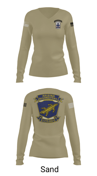 Women's Long Sleeve Vneck Shirt, , Army, Teamtime, Team time, sublimation, custom sports apparel, team uniforms, spirit wear, spiritwear, sports uniforms, custom shirts, team store, custom team store, fundraiser sports, apparel fundraiser