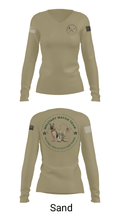 Military Match Team 72422312 Women's Long Sleeve V-neck Shirt - 41