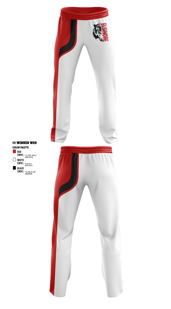 Sweatpants, Elsinore High School Swimming, Swimming, Teamtime, Team time, sublimation, custom sports apparel, team uniforms, spirit wear, spiritwear, sports uniforms, custom shirts, team store, custom team store, fundraiser sports, apparel fundraiser