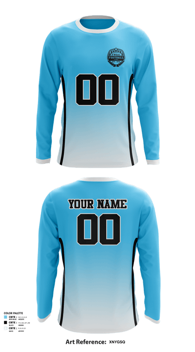 O'Neal Football Clinic 17814001 Long Sleeve Performance Shirt - 2