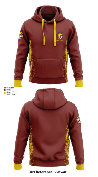 Hoodie, Baker High School Basketball, Women's Basketball, Teamtime, Team time, sublimation, custom sports apparel, team uniforms, spirit wear, spiritwear, sports uniforms, custom shirts, team store, custom team store, fundraiser sports, apparel fundraiser