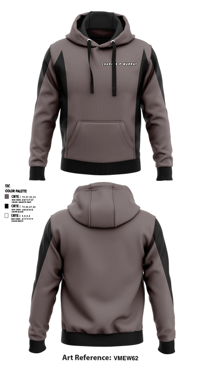 Charles P Murray Middle School 51035099 Hoodie - 1