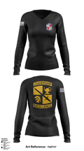 Wolf Pack 3925744 Women's Long Sleeve V-neck Shirt - 1