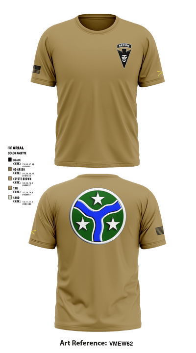 3/278 Armored Calvary Regiment 57774458 Short Sleeve Performance Shirt - 3